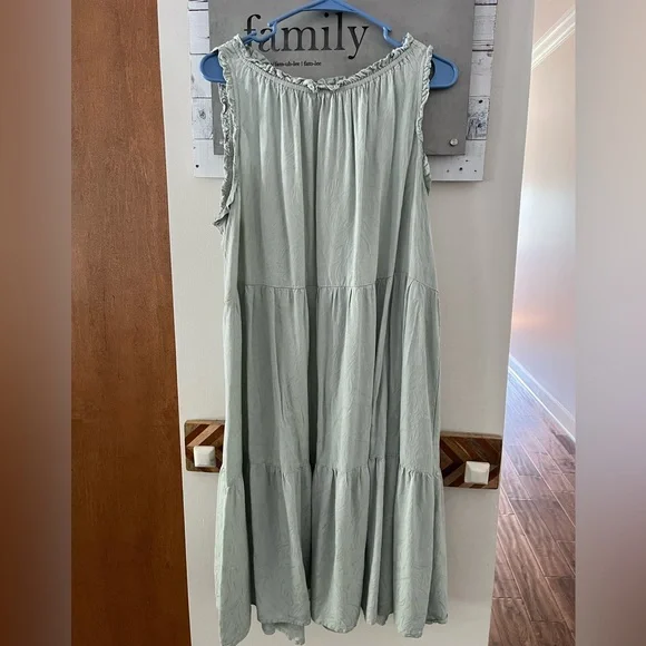 indigo soul | Dresses | Sage Green Dress | Poshmark